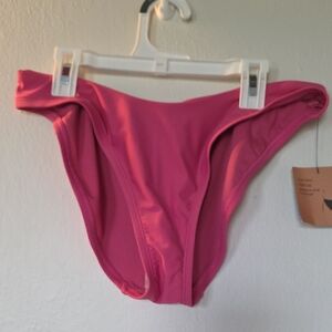 Shade & Shore Vibrant Hot Pink Bikini Bottoms